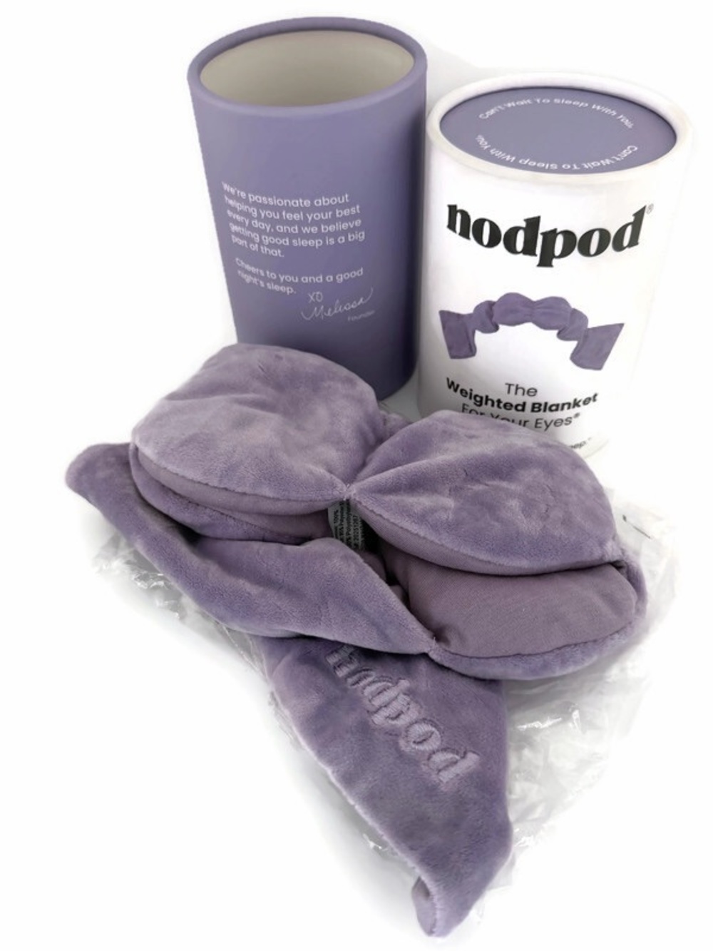 Nodpod Lavender Weighted Eye Blanket -OPEN BOX